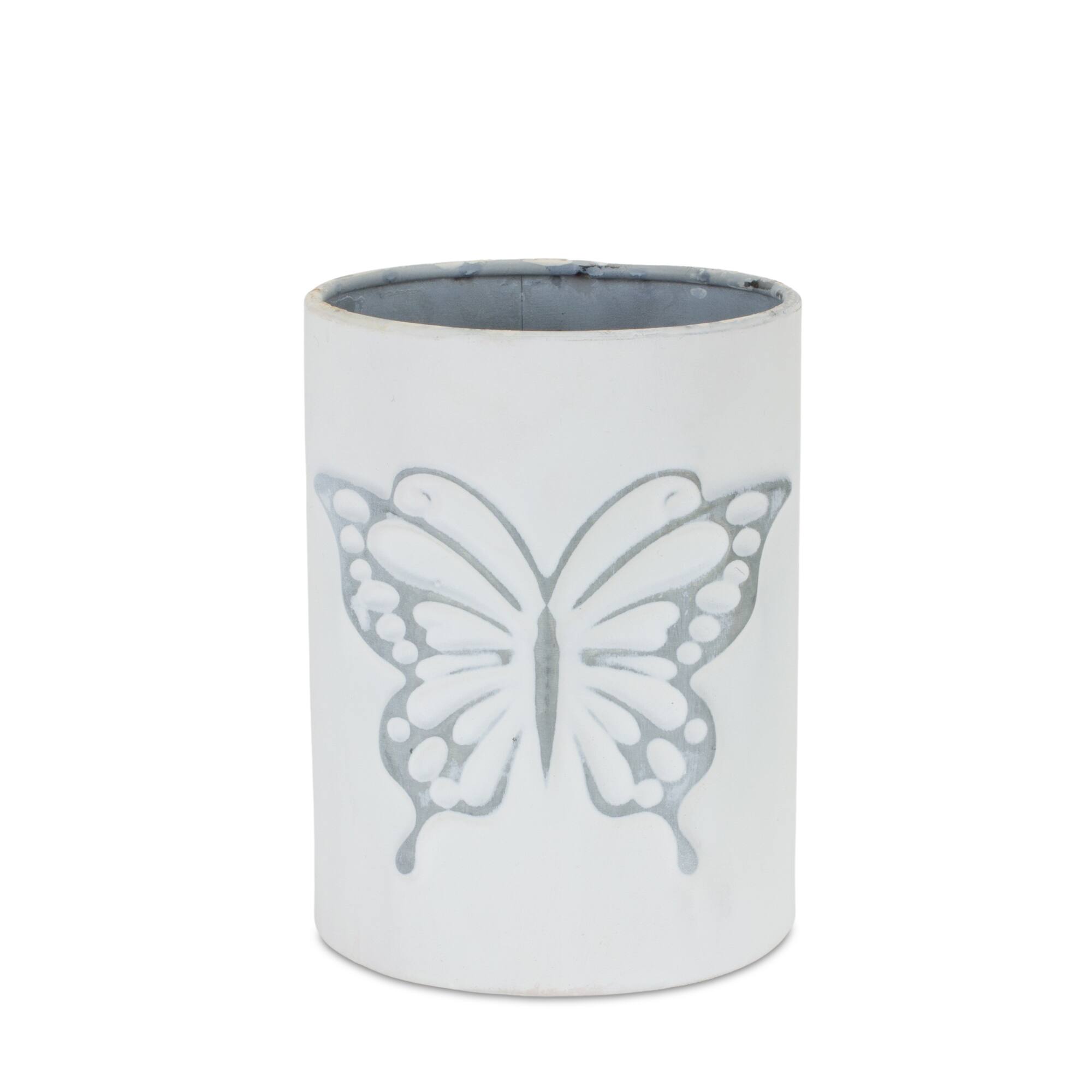 Brushed Metal Insect Pot Set